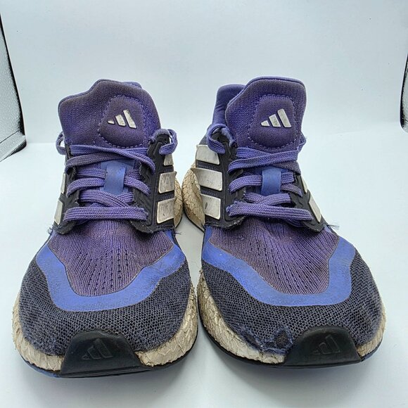 Adidas Grade School Pureboost Light Kids Size 3.5 Purple Athletic shoes Casual - Picture 13 of 14